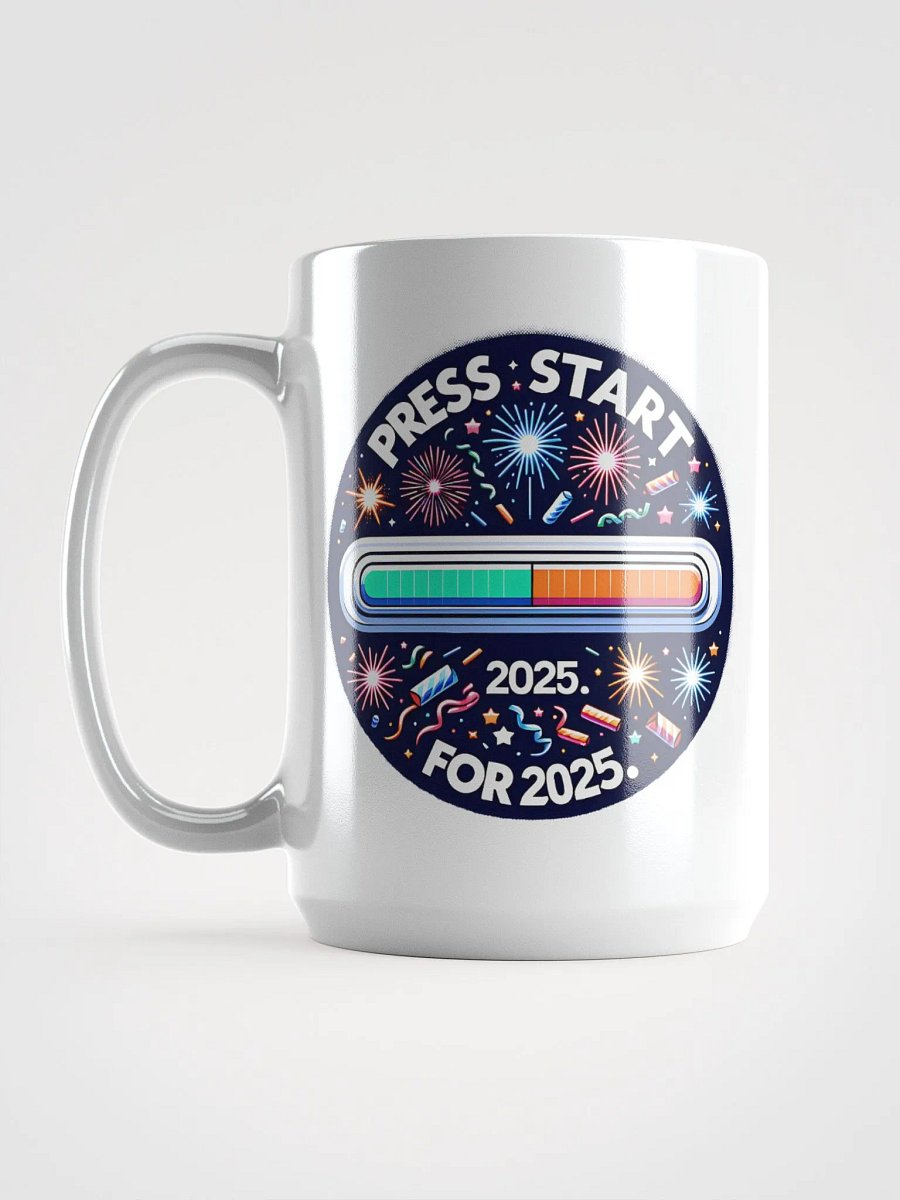 Respawn 2025 Mug – Gamer Countdown Icon Design product image (4)