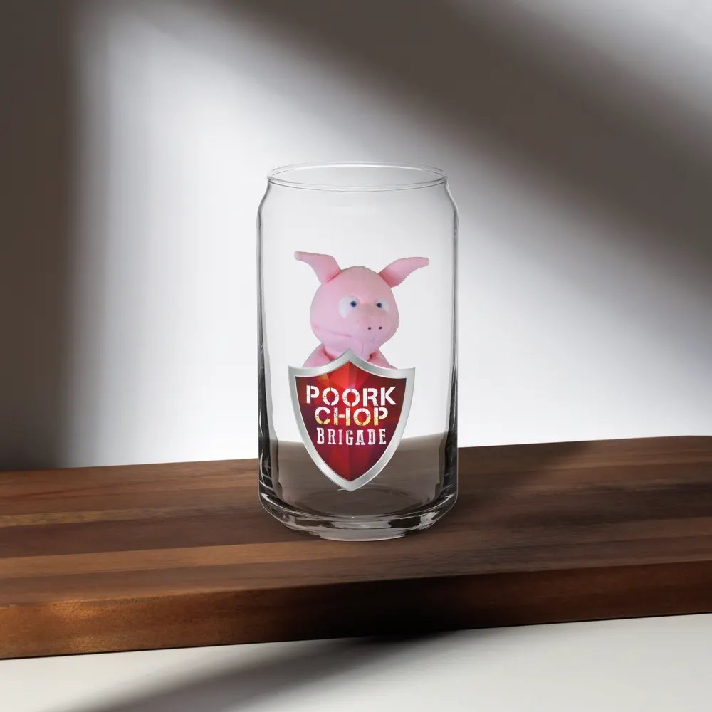 Pork Chop Brigade Can-Shaped Glass product image (35)