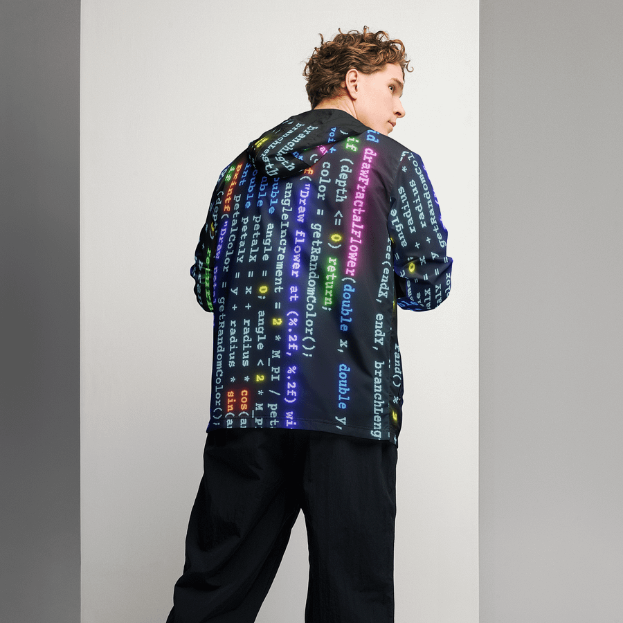 Computer Programming in C (zip up windbreaker) product image (7)