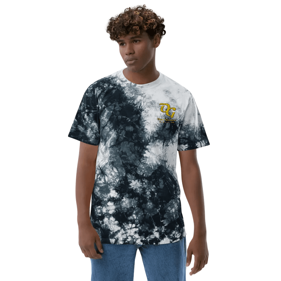 Embroidered Tie Die cotton tee product image (7)