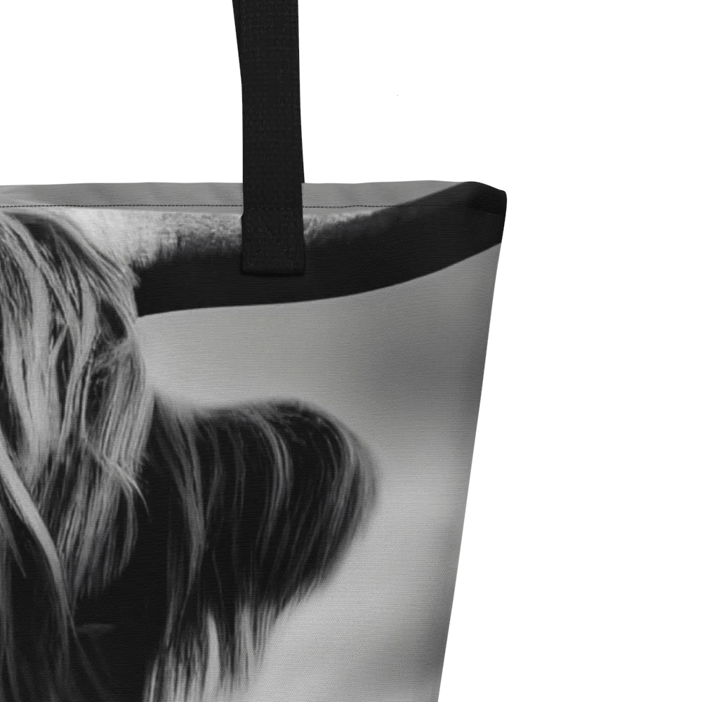 Highland Cow Photo Tote Bag with Pocket product image (4)