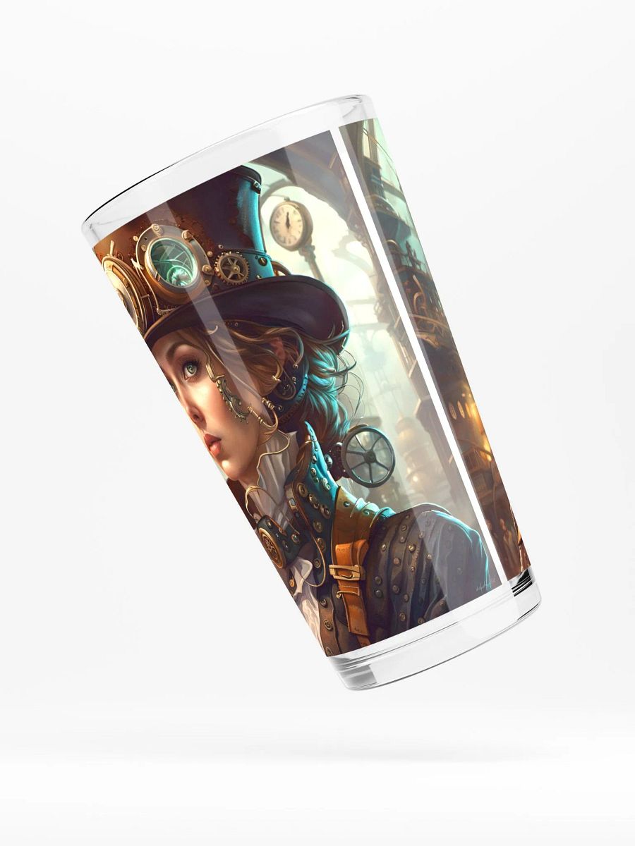 Steampunk Female Pint Glass product image (4)