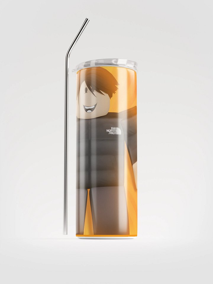 Smiling Block Character Stainless Steel Tumbler product image (1)
