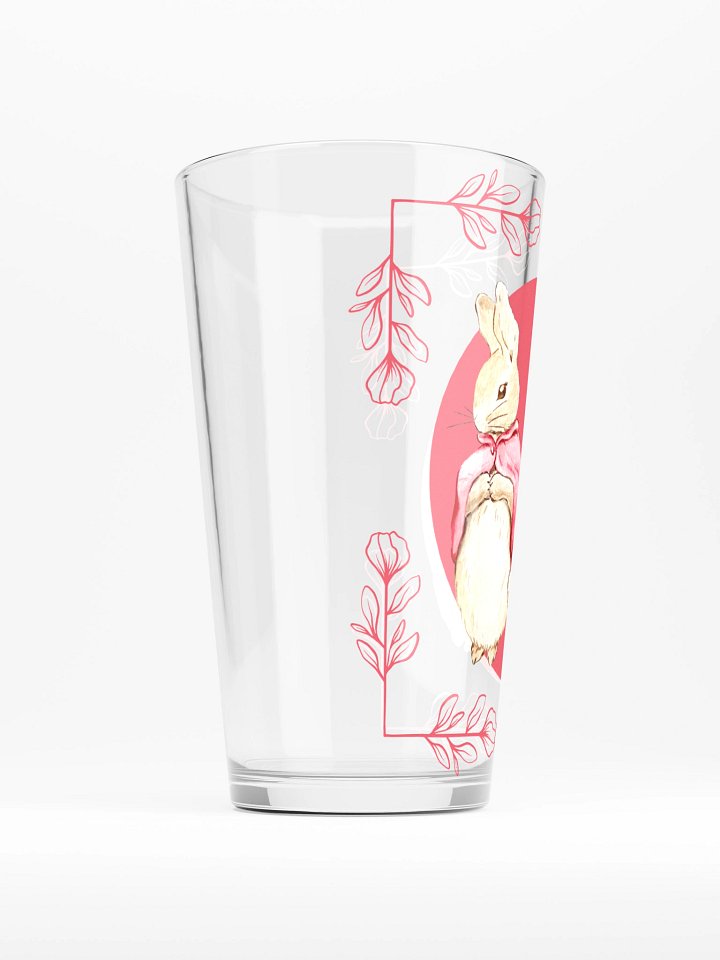 Rabbit Red Cloak Watercolor Pint Glass product image (2)