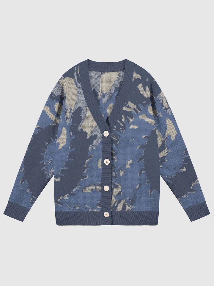 Miniaday Designs Tie Dye in Blue Knitted Sweater Without Pocket product image (5)