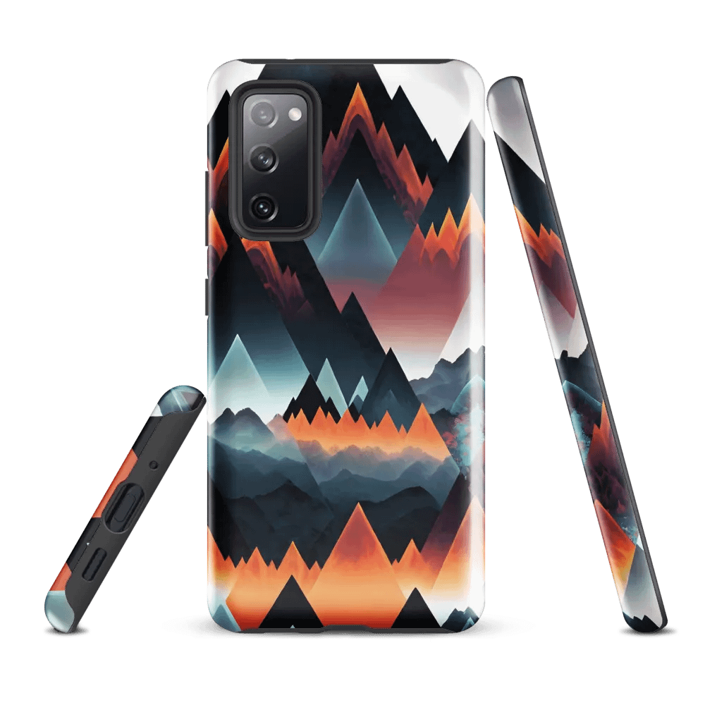 Tough Phone Case for Samsung® - Boho Mountain Peaks Artistic Design product image (1)