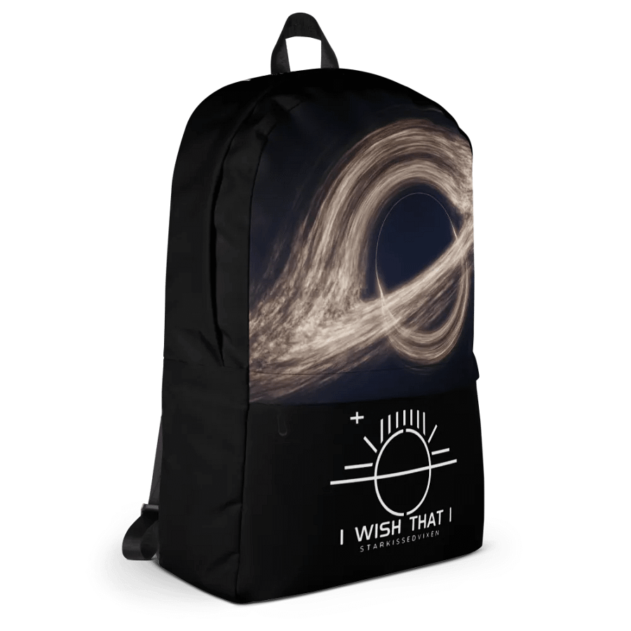 I WISH THAT I Black Hole Music Backpack product image (11)