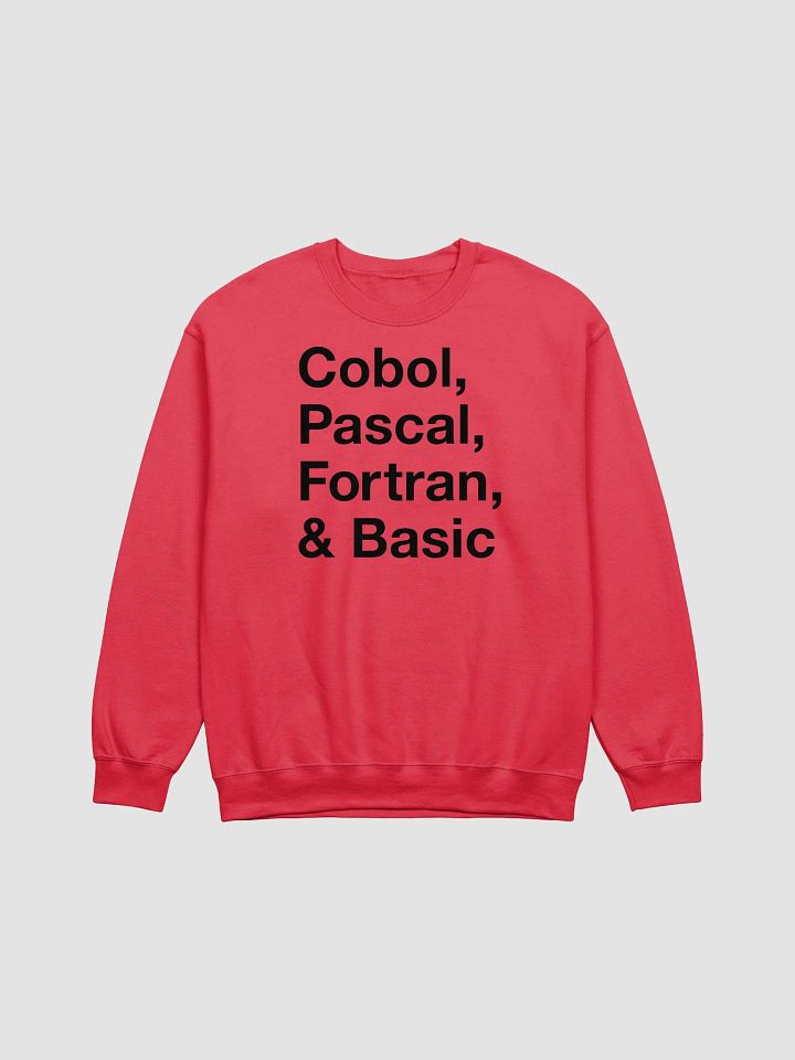Cobol, Pascal, Fortran & Basic Programming Sweatshirt product image (1)
