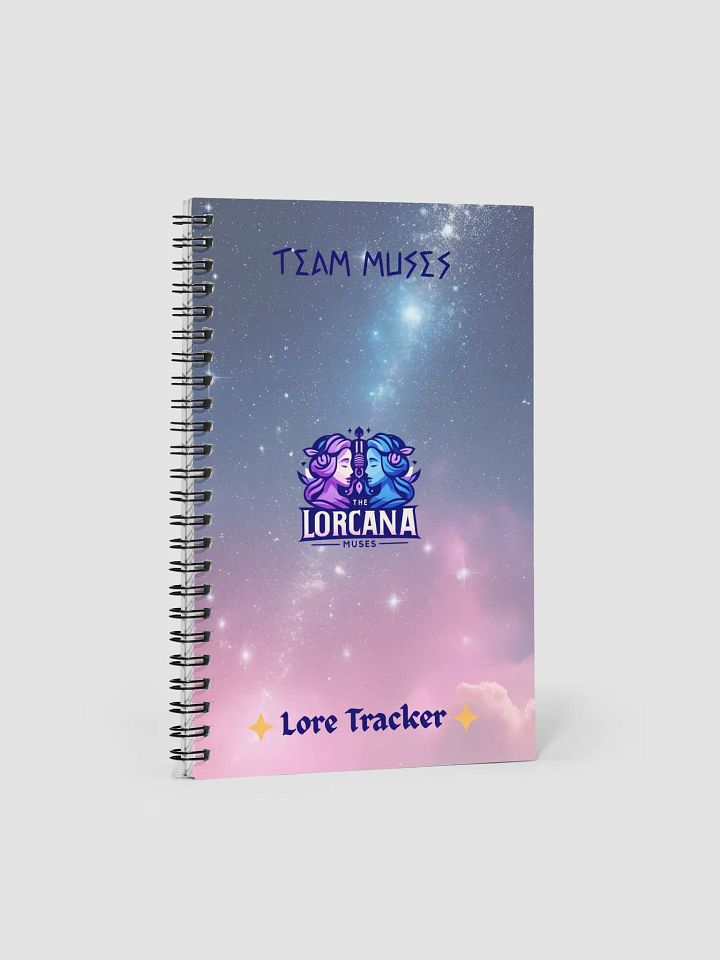 The Lorcana Muses "Team Muses" Lore Tracker Notebook product image (1)
