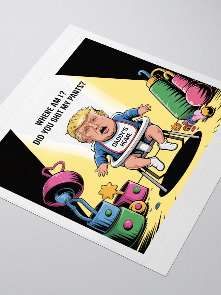 Trump Baby Sticker - Hilarious Political Satire | TDS Music product image (8)