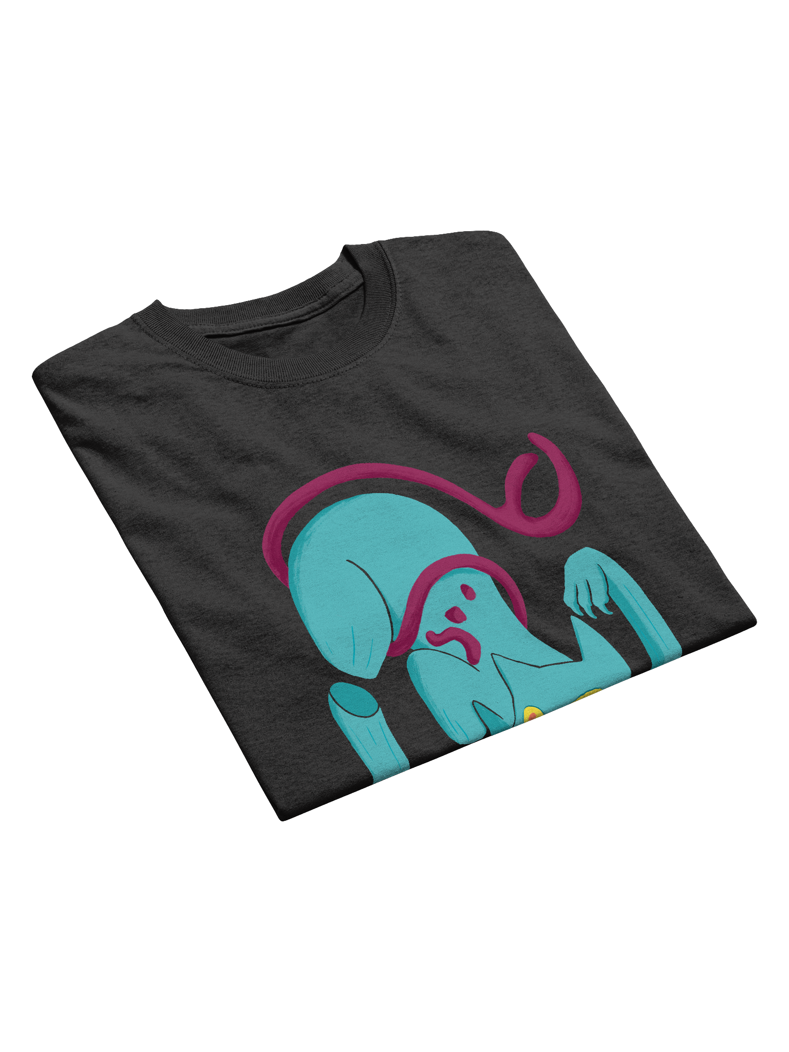 Demon Cat With Text on the Back Classic T-Shirt Multicolor product image (5)