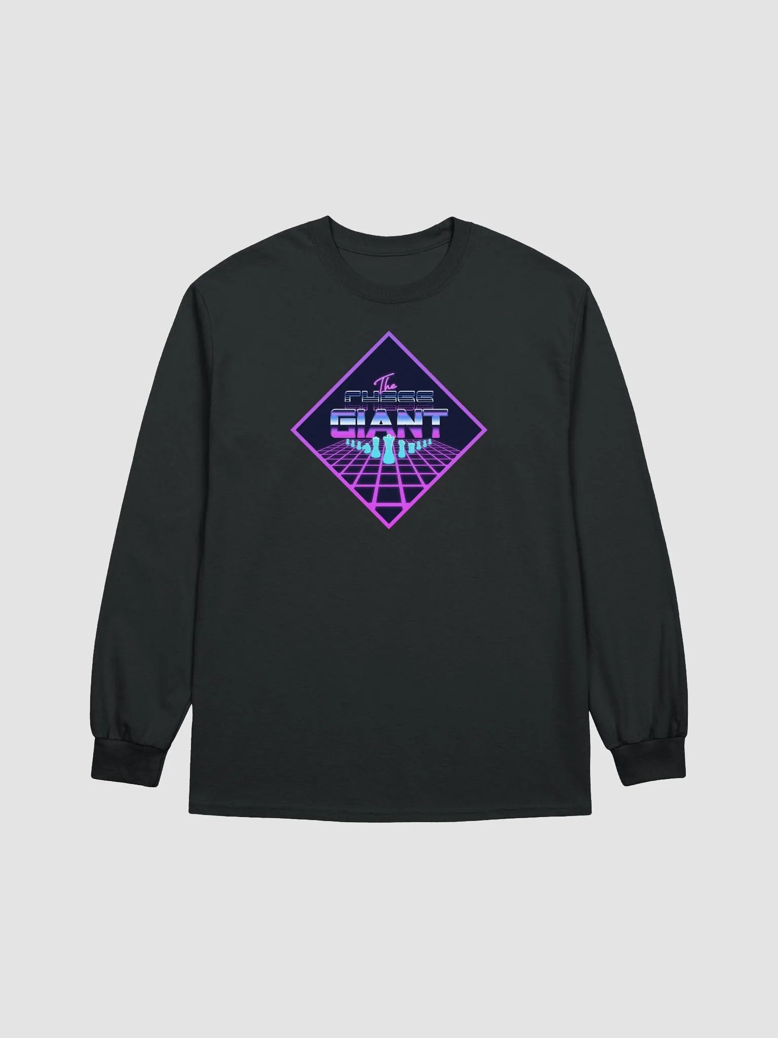 Outrun Chessboard long-sleeve shirt product image (1)