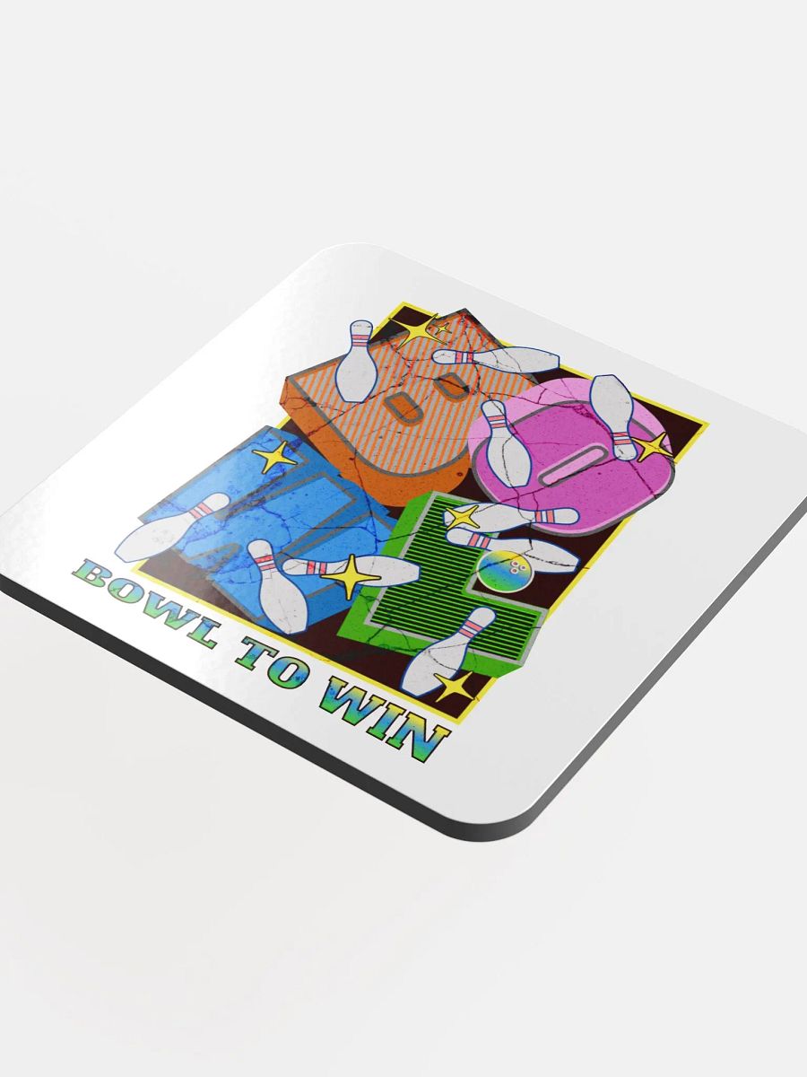 Bowl To Win Block Letter Winning Strike Coaster Set product image (4)