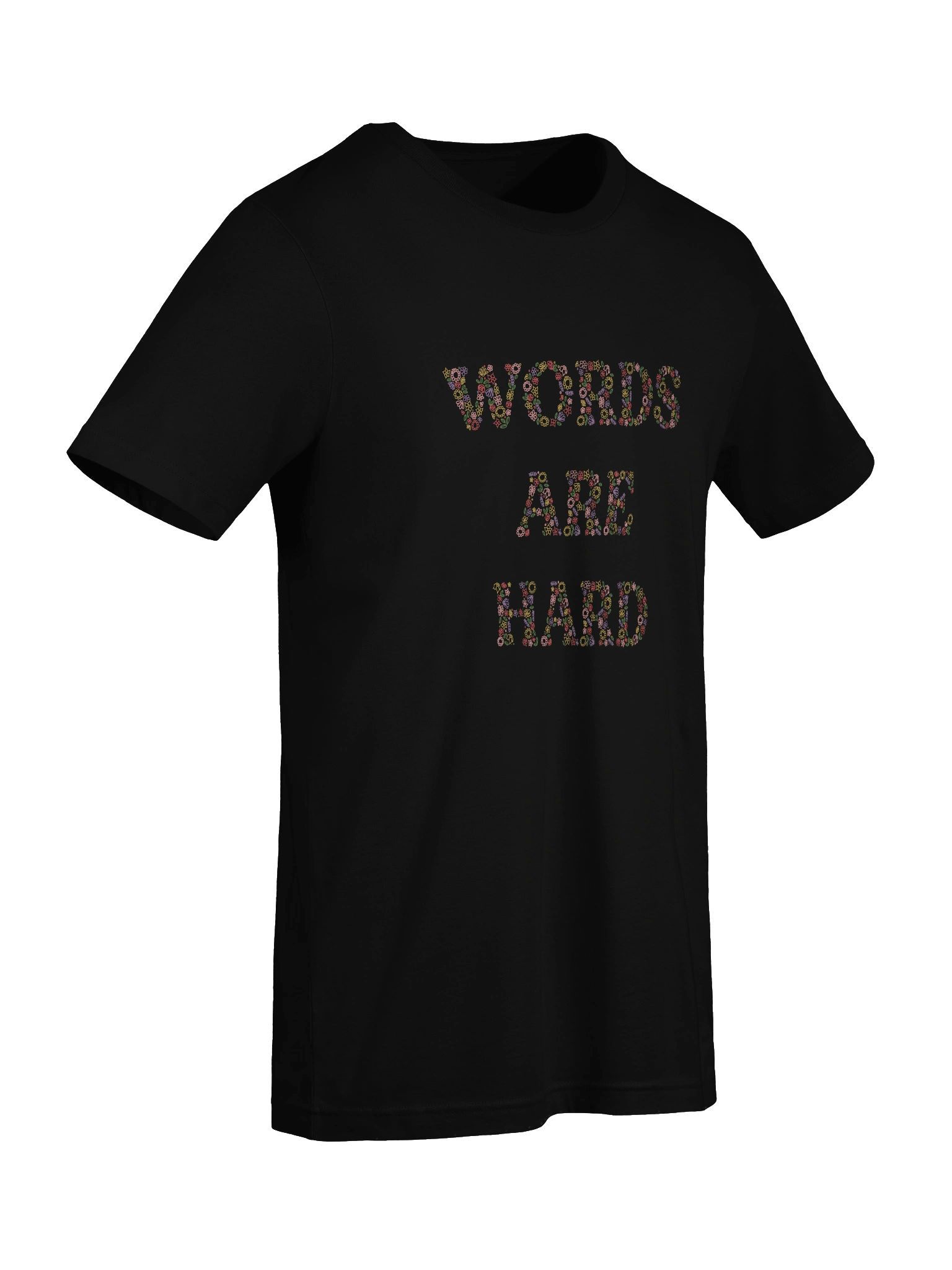 Words Are Hard Floral Tee product image (51)