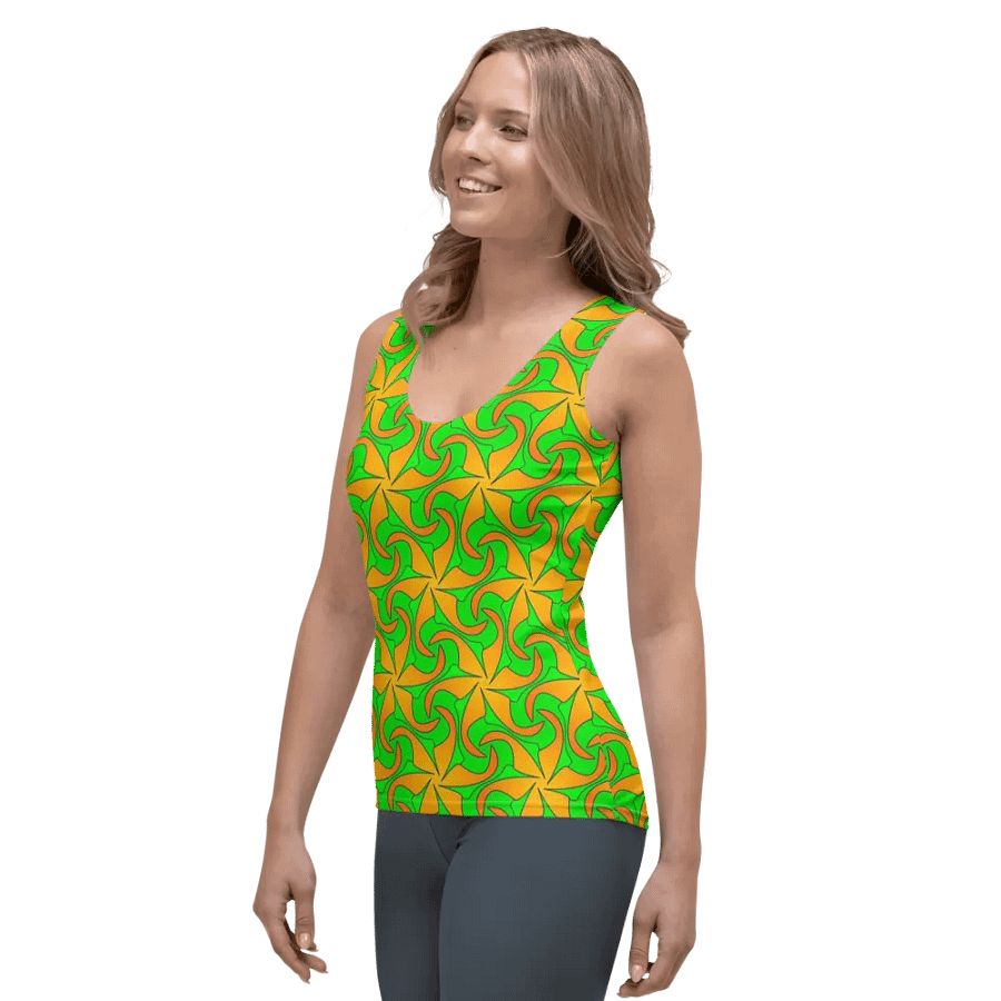Neon Flowers Tank Top product image (3)