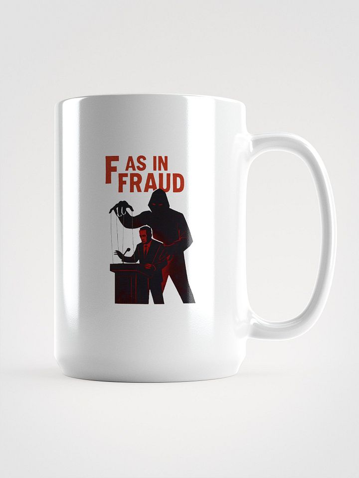 F as in fraud mug by dark alphabet product image (1)