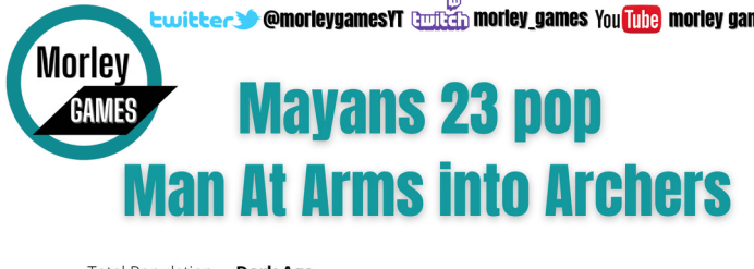 Mayans Man at Arms into archer rush Build Order PDF product image (1)