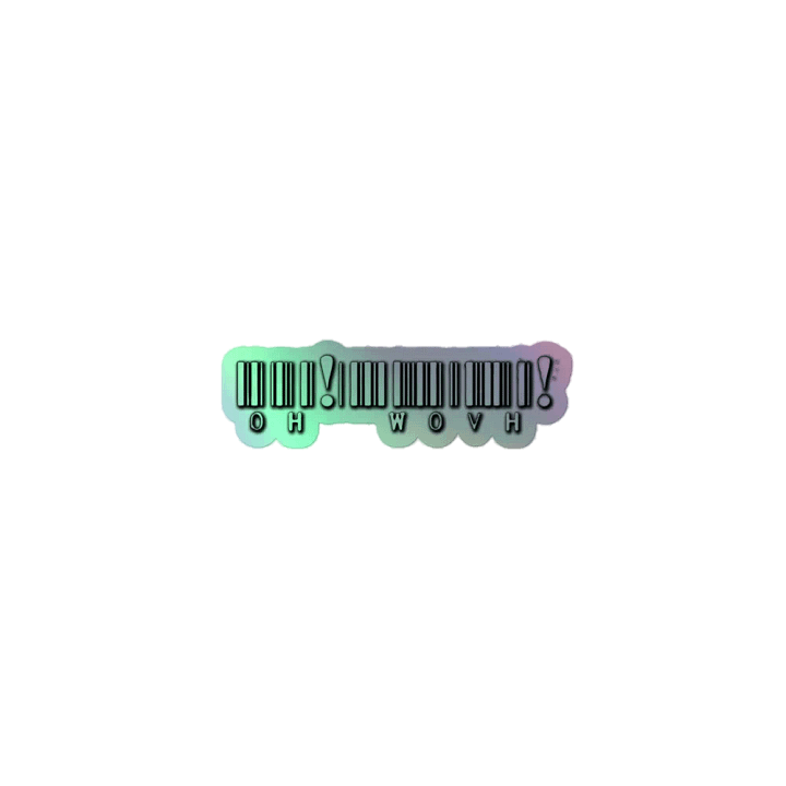 CODED foil sticker product image (2)