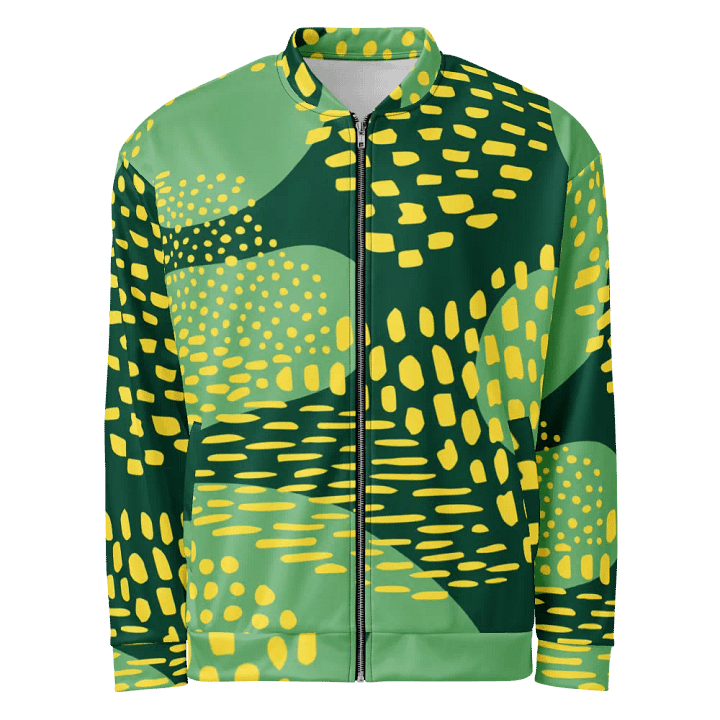 Dynamic Flow All-Over Bomber Jacket product image (2)