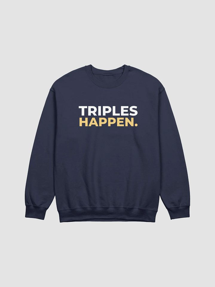 Triples Happen. Classic Crewneck Sweatshirt product image (3)
