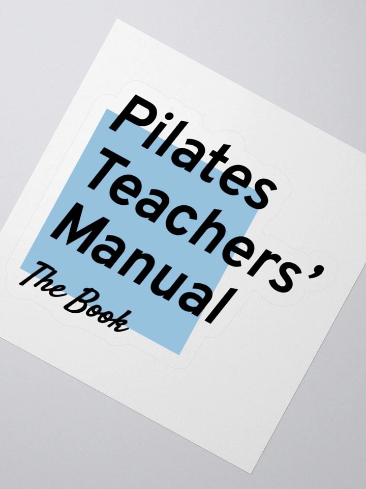 Sticker - Pilates Teachers' Manual: The Book product image (2)