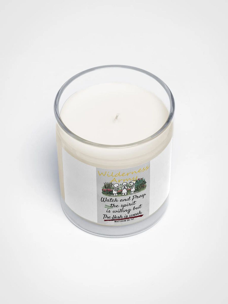 Wilderness Army Watch and Pray Unscented Wax Candle product image (3)