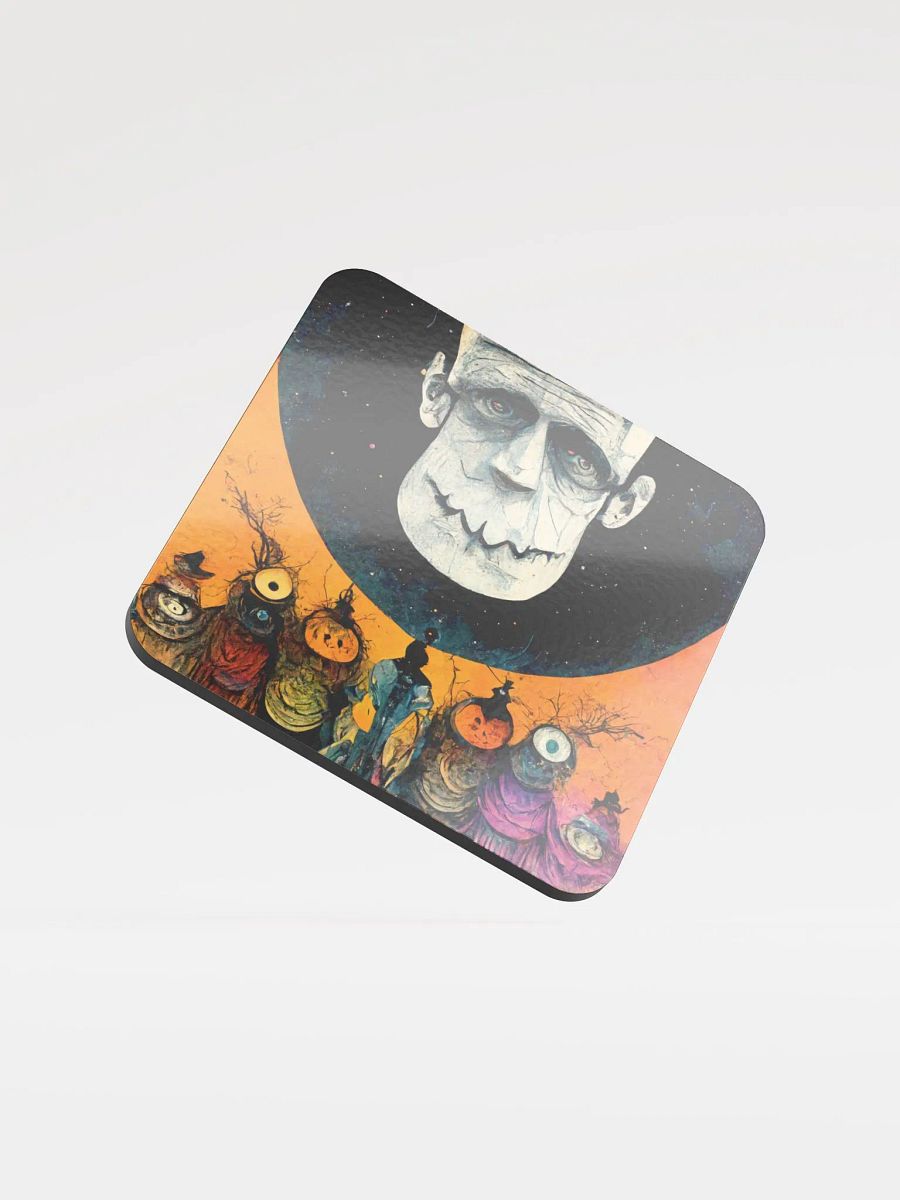 Starry Monster Glossed Cork Coaster product image (1)