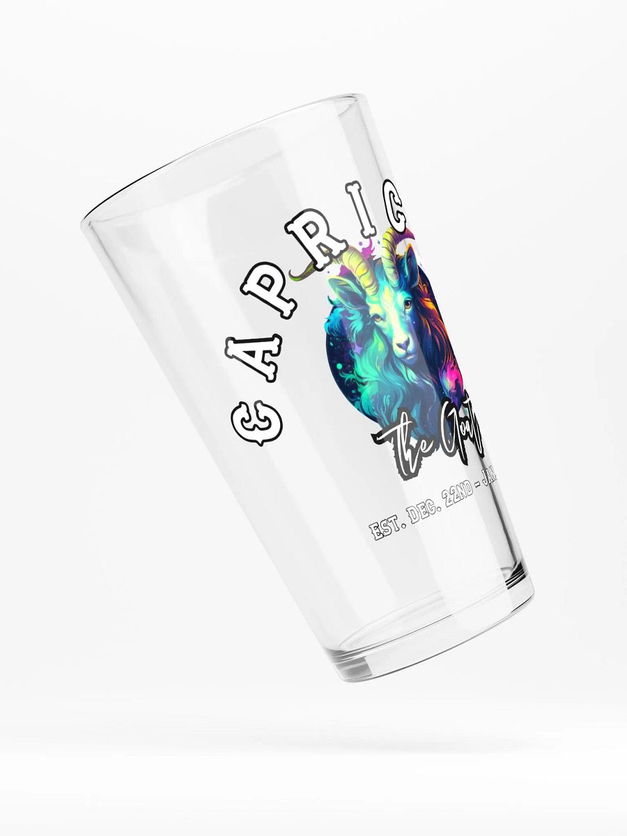 Capricorn - Zodiac Shaker Pint Glass product image (4)