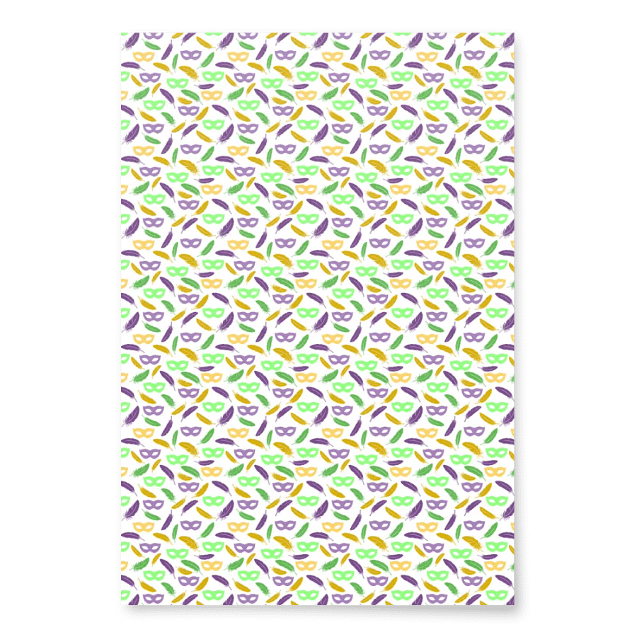 Mardi Gras Wrapping Paper product image (1)
