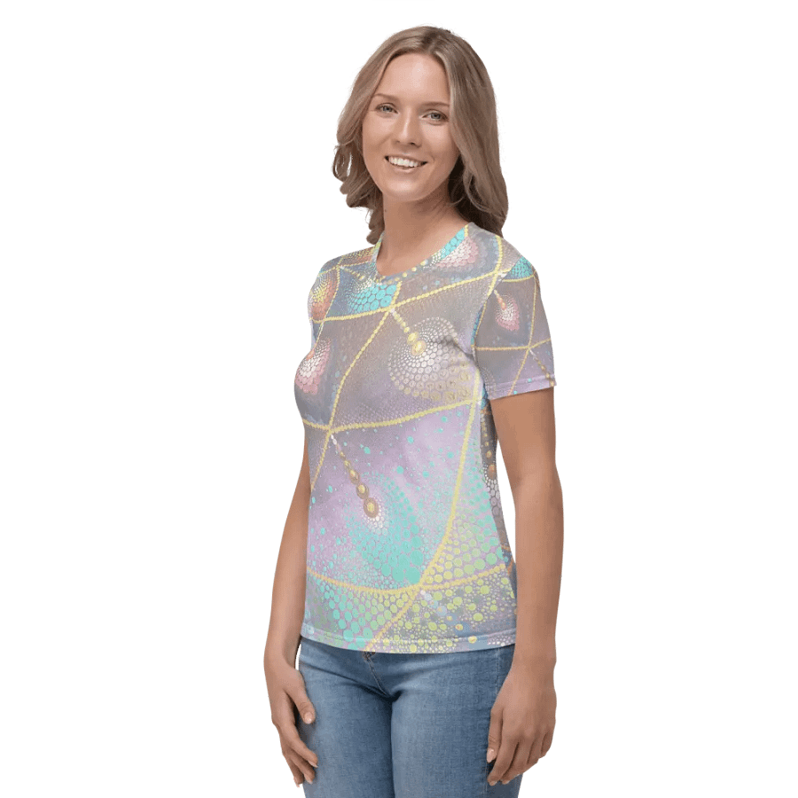 Sanatana Mandala pastell Women´s Crew Neck T-Shirt product image (6)