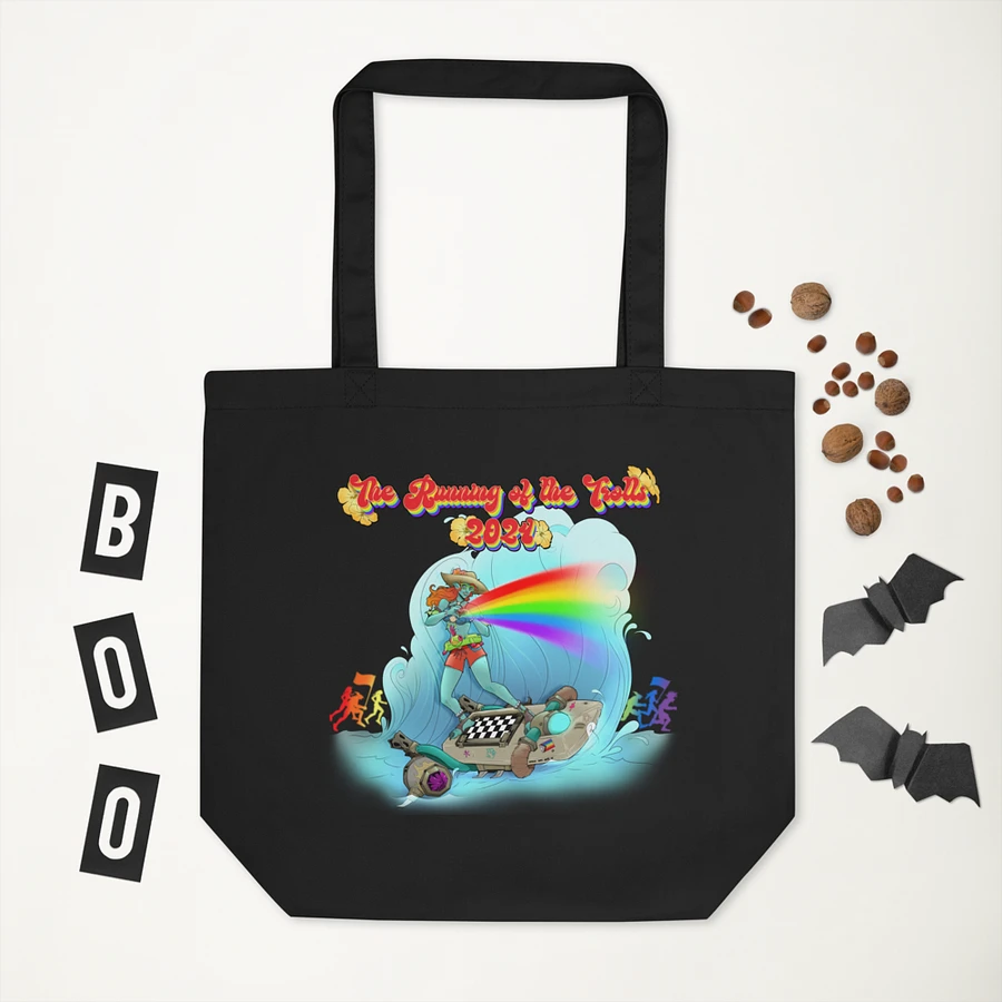 Running of the Trolls Rainbow Small Tote Bag by Mischi product image (7)