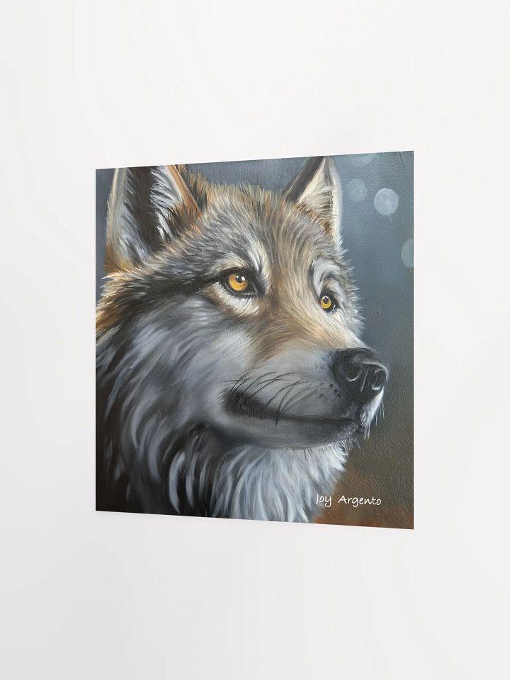 Close up Wolf Print product image (2)
