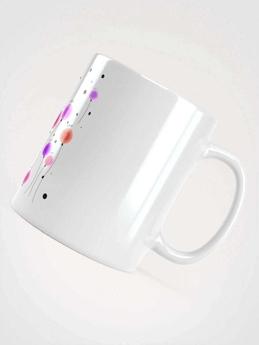 Floral Fusion White Glossy Mug product image (12)