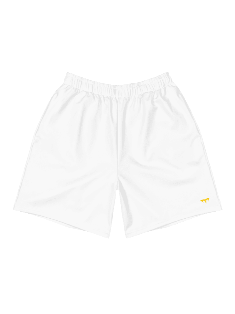 Men's Activewear - Shorts White - Printed Gold Logo product image (1)