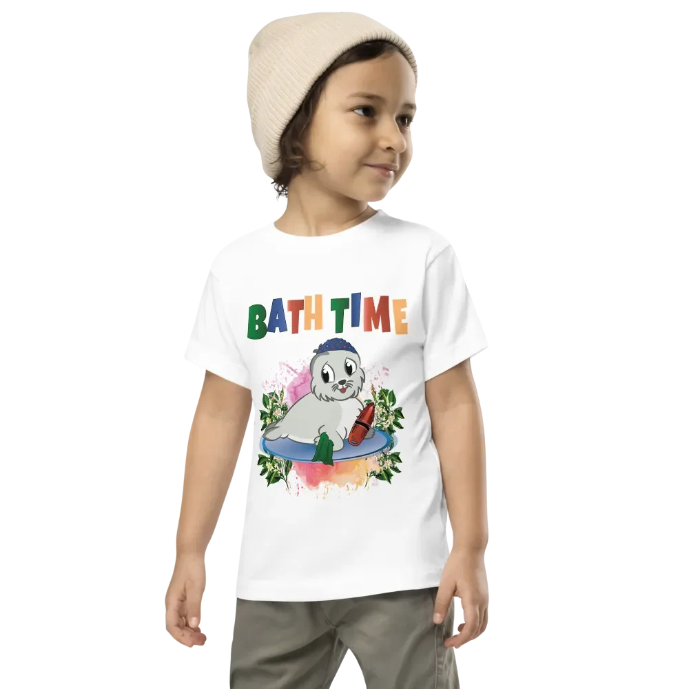 Bath Time Funny Colorful Bella +Canvas Toddler T-Shirt – Funny Shirt & Gift for Kids product image (7)