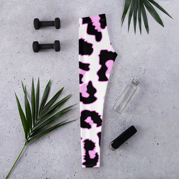 Black Leopard Print Leggings – Sleek, Stylish & Perfect for Any Occasion product image (2)