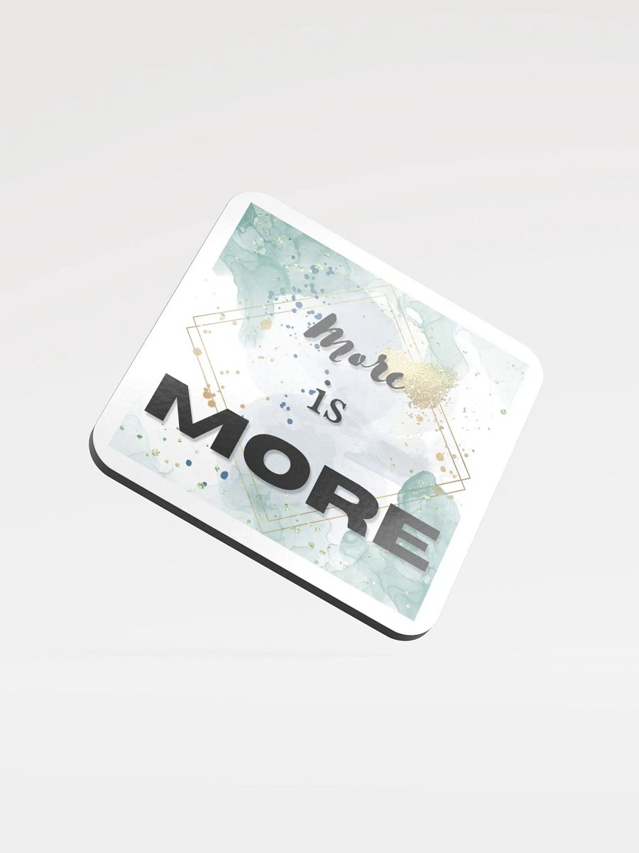More is MORE Green Coaster product image (1)