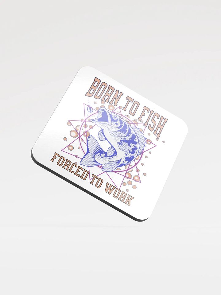 Born to Fish Forced To Work Coaster Set product image (1)