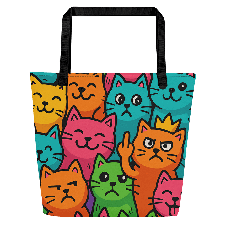 Colorful Funny Cats – Pop Art Illustration with Attitude product image (2)