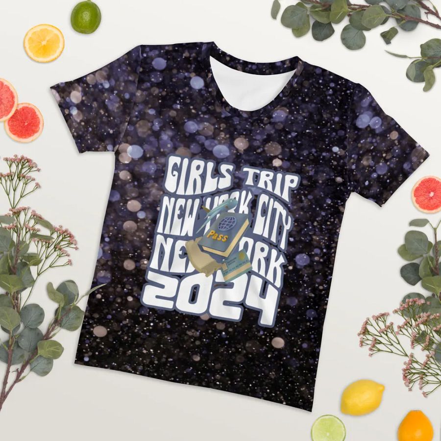 Girls Trip New York 2024 All Over Print T-shirt product image (7)