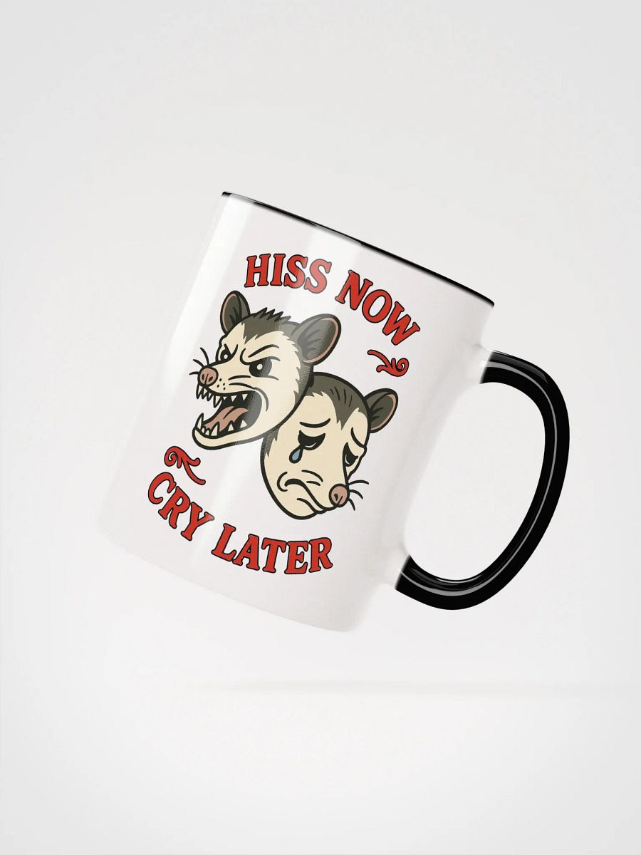 Hiss Now Cry Later Accent Mug product image (10)