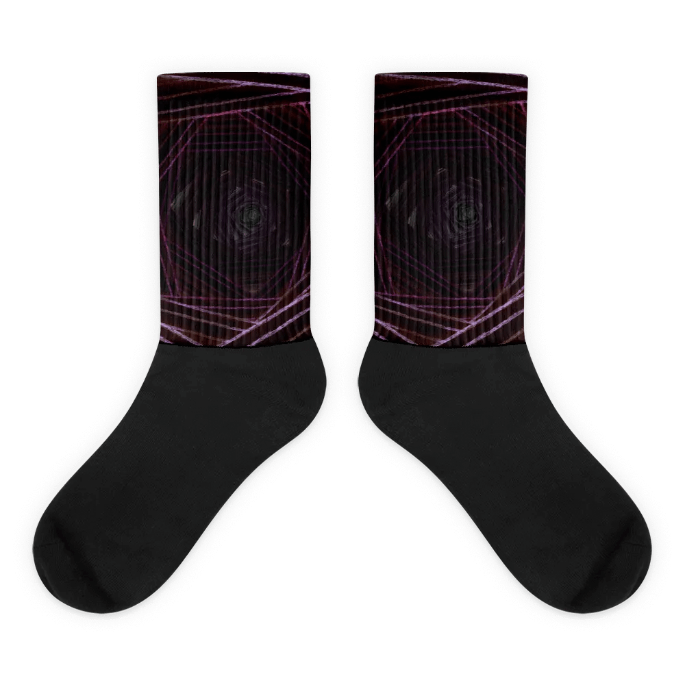 Triangulum Rift Black Foot Socks product image (1)