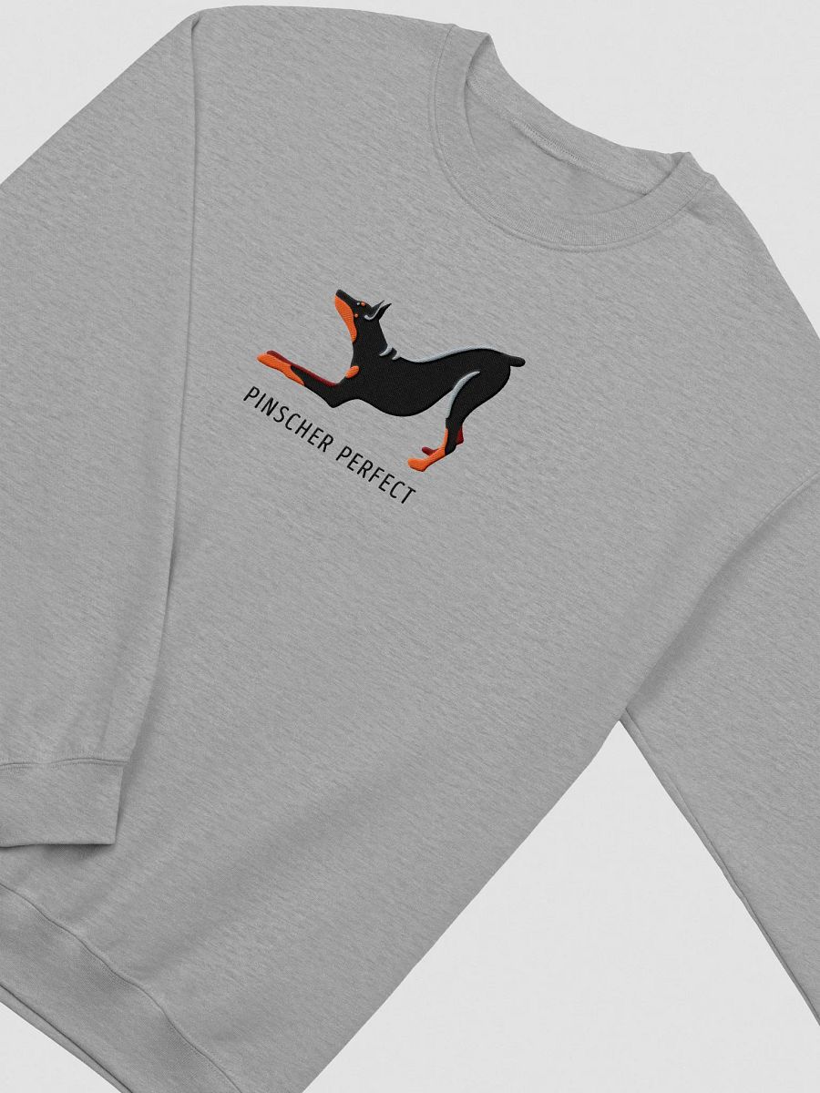 Pinscher Perfect Sweatshirt (Embroidered) of a Doberman Pinscher product image (5)