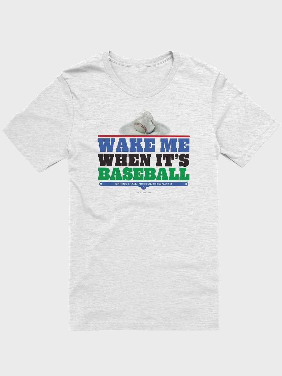 Wake Me When It's Baseball Tee product image (2)