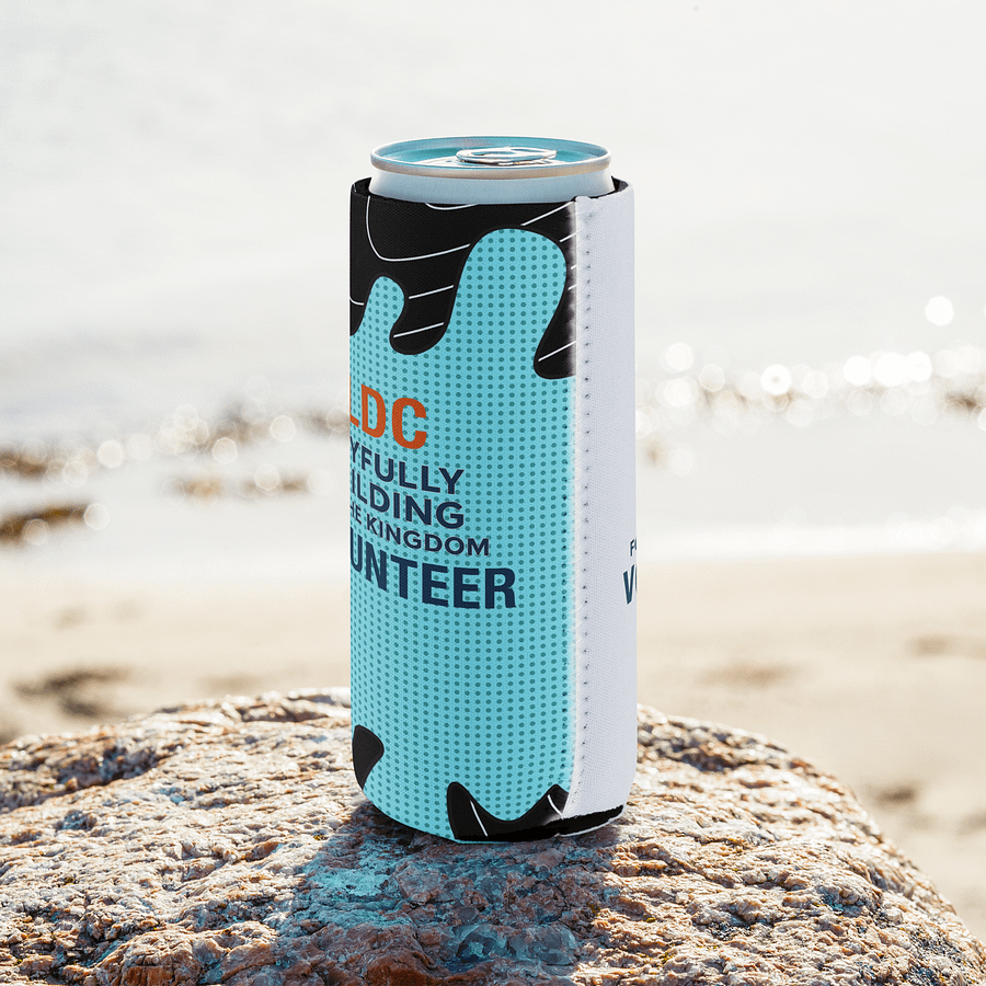 LDC Volunteer Can Cooler – Joyfully Building for the Kingdom product image (9)