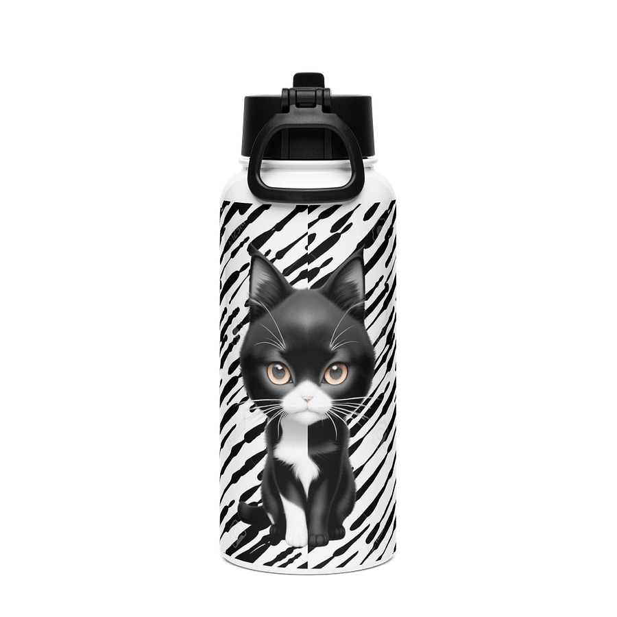 Buddy Stainless Steel Water Bottle with a Straw Lid product image (2)