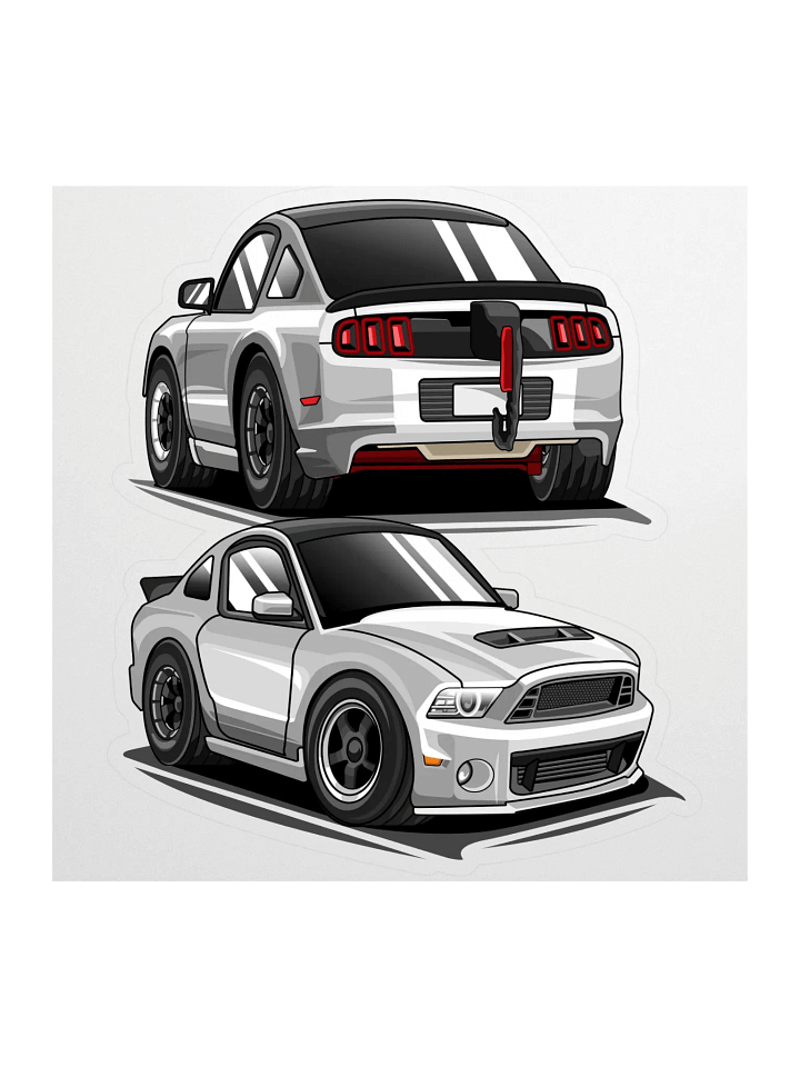 Elias' Mustang Sticker (Indoor) product image (1)