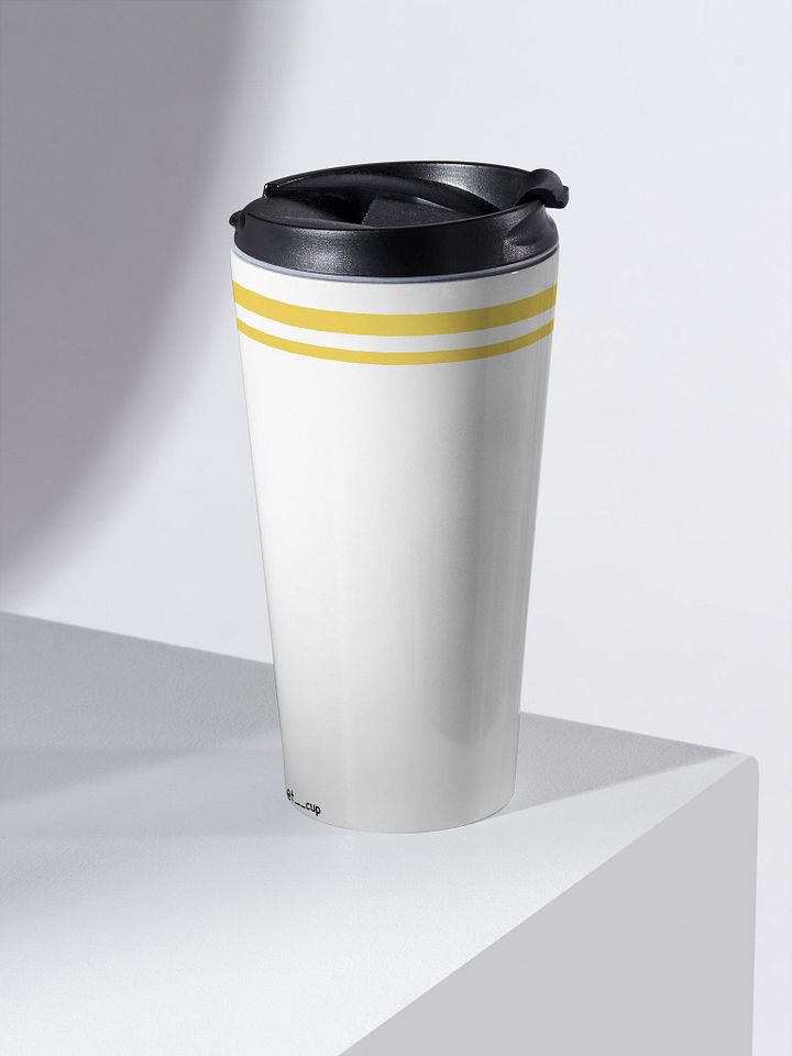 Stainless Steel Travel Mug - Classic Lined product image (2)