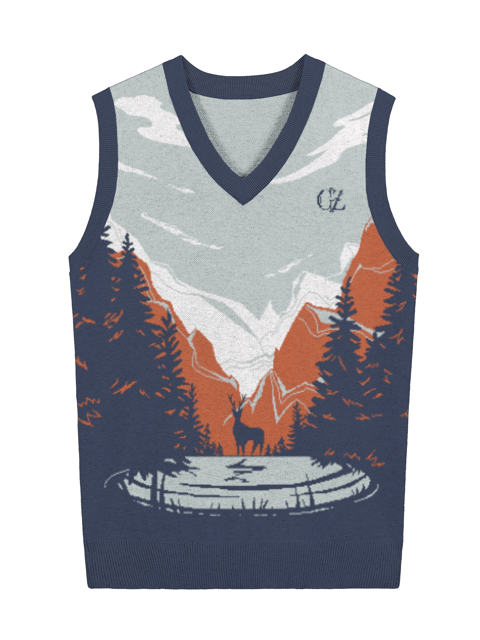 Mountain Breeze Knitted Vest product image (2)