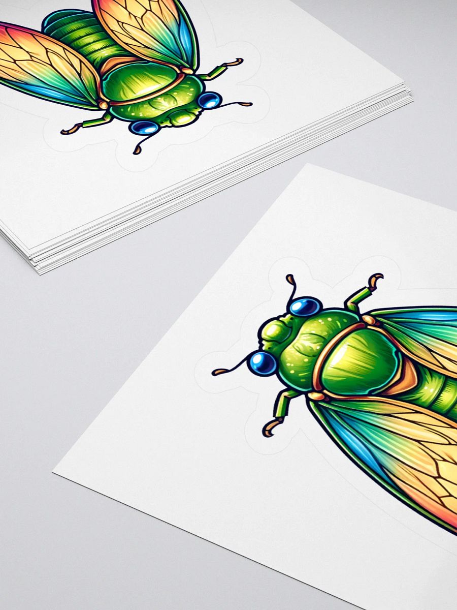 Colorful Cicada Sticker product image (11)
